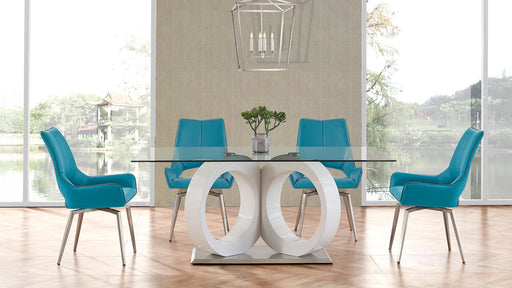 5 Piece Dining Room Set (D9002DT+D4878DC-TURQ) image