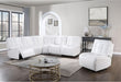 BUILD IT YOUR WAY U6066 BLANCHE WHITE 3 POWER SOFA - All Brands Furniture (NJ)