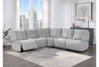 BUILD IT YOUR WAY U6066 GREY 4 SEATER (2 POWER) - All Brands Furniture (NJ)