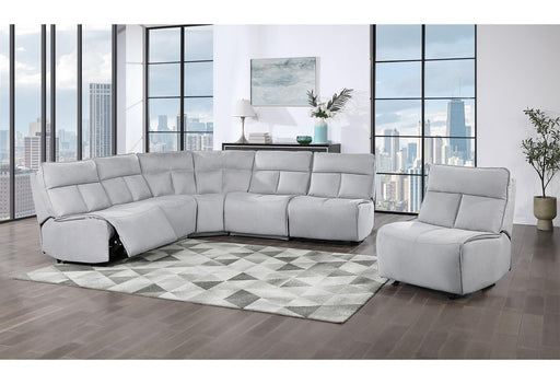 BUILD IT YOUR WAY U8088 GREY 4 SEATER (2 POWER) - All Brands Furniture (NJ)