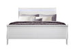 CHARLIE WHITE KING BED WITH LED - All Brands Furniture (NJ)