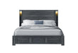 CYPRESS DARK GREY KING BED - All Brands Furniture (NJ)