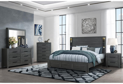 CYPRESS DARK GREY QUEEN BED GROUP - All Brands Furniture (NJ)