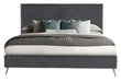ENZO DARK GREY KING BED - All Brands Furniture (NJ)