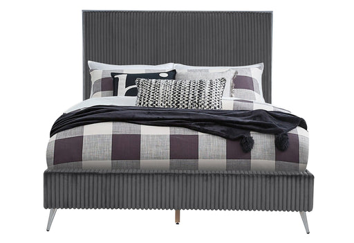 ENZO DARK GREY QUEEN BED - All Brands Furniture (NJ)
