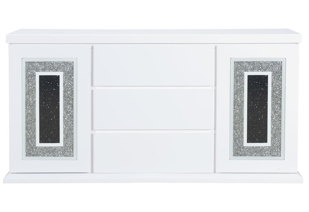 MONACO WHITE BUFFET - All Brands Furniture (NJ)