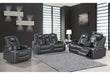 U1677 BLANCHE GREY POWER RECLINING SOFA AND POWER CONSOLE RECLINING SOFA - All Brands Furniture (NJ)