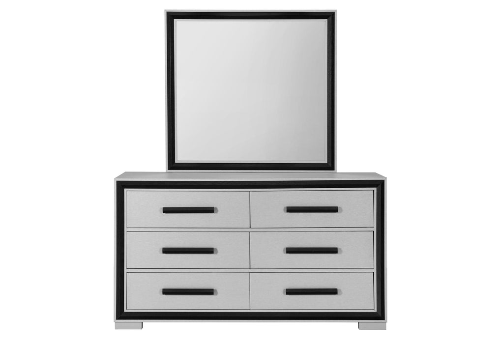 AMELIA GREY BLACK MIRROR - All Brands Furniture (NJ)