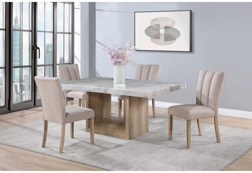 D8683 DINING CHAIR - BEIGE - All Brands Furniture (NJ)