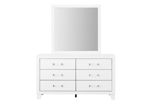 LUCCIA WHITE MIRROR - All Brands Furniture (NJ)