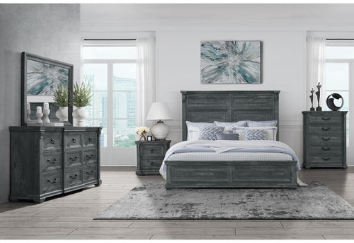 TATUM GREY QUEEN BED GROUP WITHOUT STORAGE image