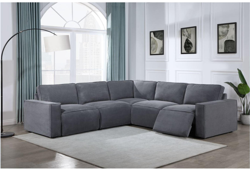 U8177 CHARCOAL PWR SECTIONAL(SOFA) - All Brands Furniture (NJ)
