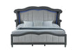 VANNA DARK GREY KING BED - All Brands Furniture (NJ)