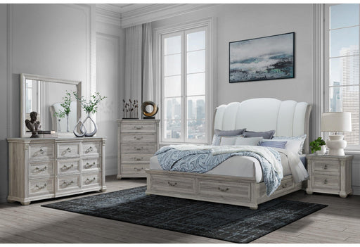 ROWAN NATURAL STORAGE QUEEN BED GROUP - All Brands Furniture (NJ)