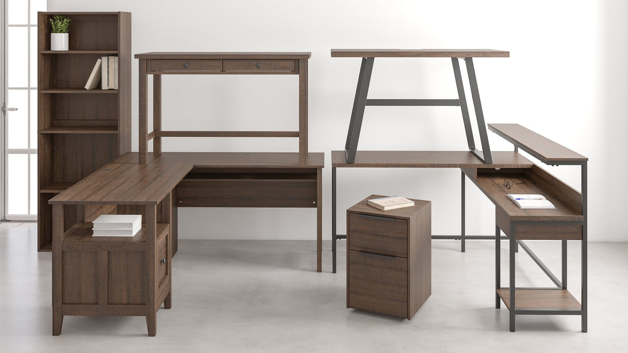 Camiburg Home Office L-Desk with Storage - All Brands Furniture (NJ)