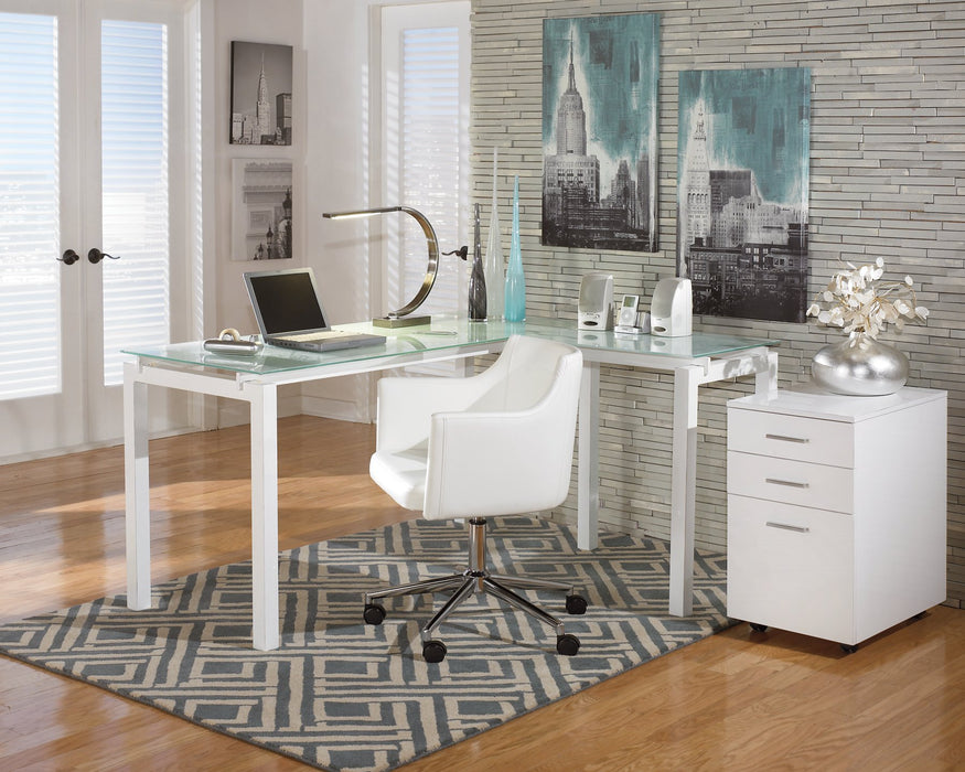 Baraga Home Office L-Desk - All Brands Furniture (NJ)