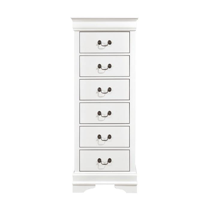 Mayville Lingerie Chest, Hidden Drawer White Mayville Lingerie Chest, Hidden Drawer White