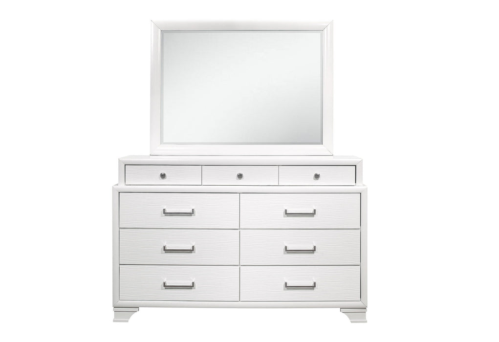 Jordyn White Mirror - All Brands Furniture (NJ)