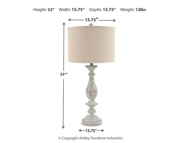 Bernadate Table Lamp (Set of 2) - All Brands Furniture (NJ)