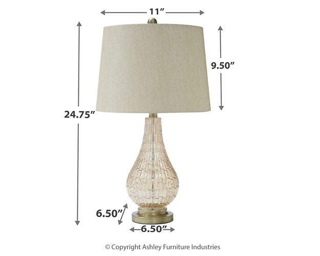 Latoya Table Lamp - All Brands Furniture (NJ)