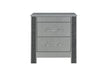 Logan Silver Nightstand - All Brands Furniture (NJ)