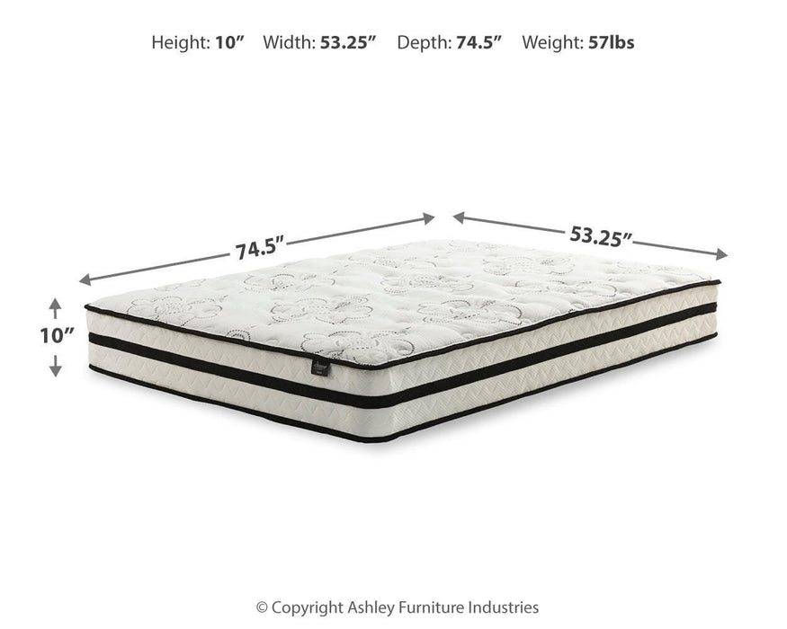 Chime 10 Inch Hybrid Mattress in a Box - All Brands Furniture (NJ)