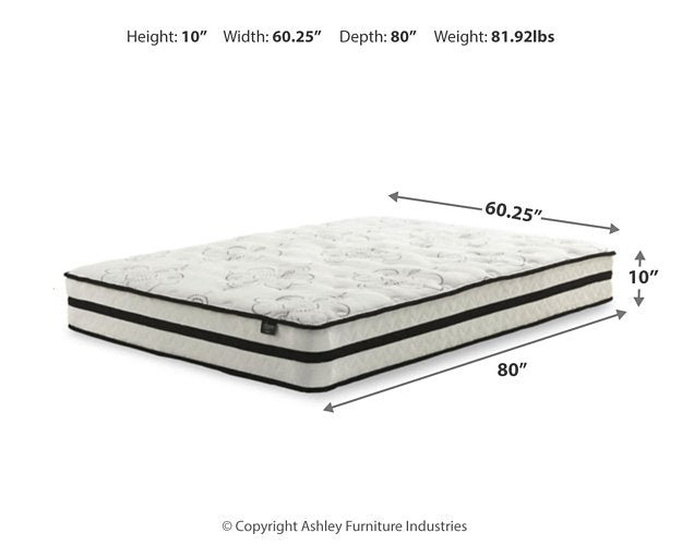 Chime 10 Inch Hybrid Mattress in a Box - All Brands Furniture (NJ)