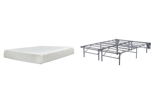 10 Inch Chime Memory Foam Mattress Set - All Brands Furniture (NJ)