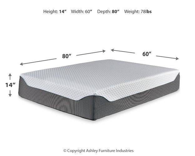 14 Inch Chime Elite Mattress Set - All Brands Furniture (NJ)