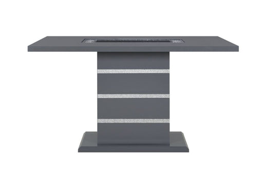 Monaco Dark Grey Rectangular Bar Table - All Brands Furniture (NJ)
