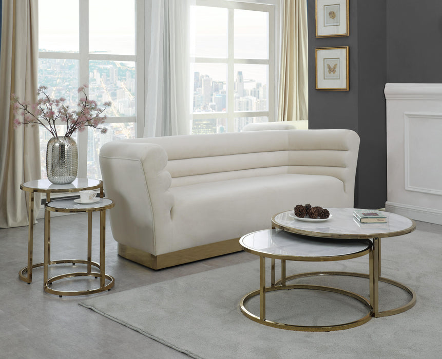 Massimo Gold End Table - All Brands Furniture (NJ)
