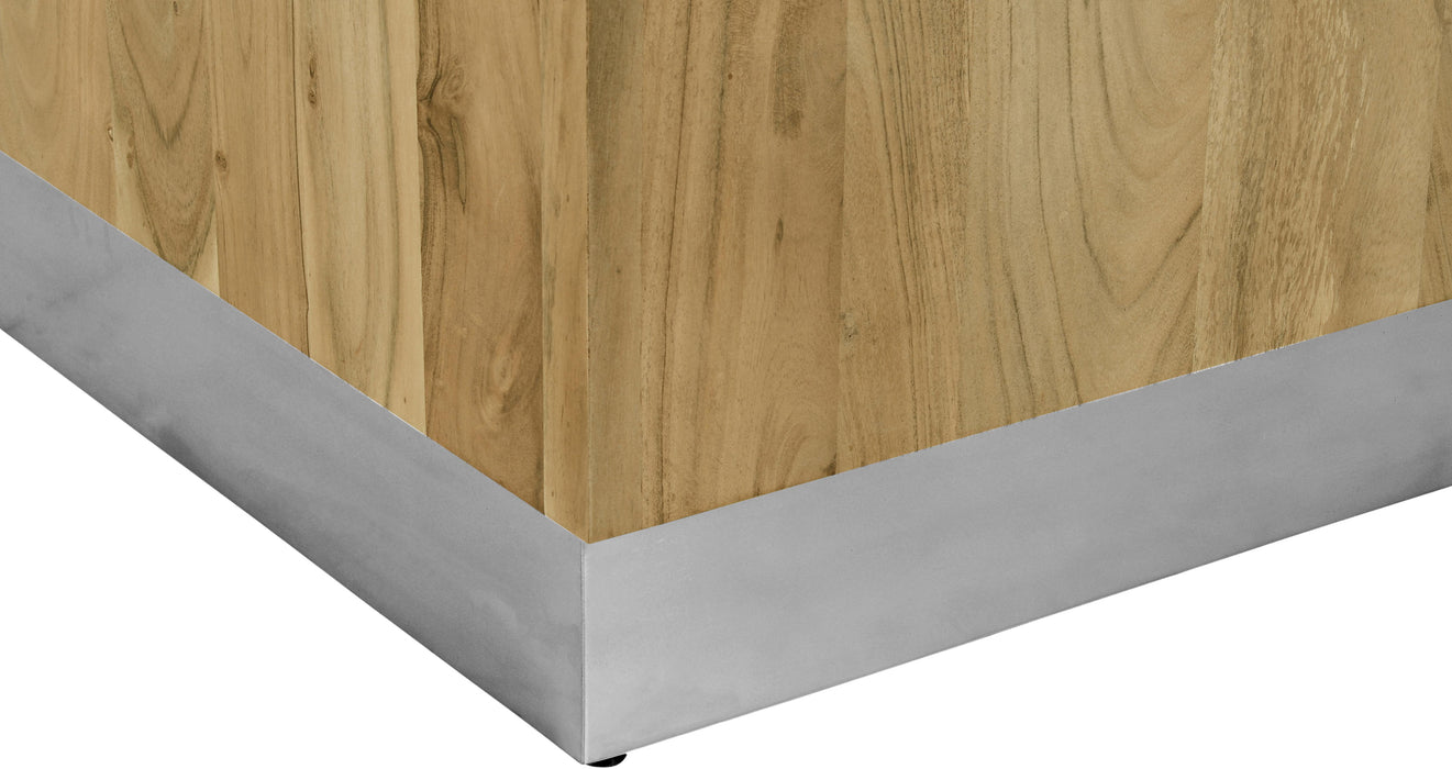 Acacia Chrome Coffee Table - All Brands Furniture (NJ)