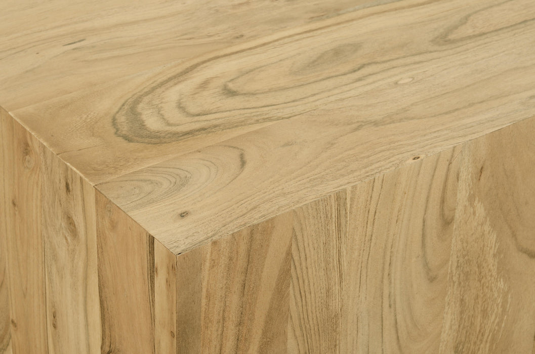 Acacia Chrome Coffee Table - All Brands Furniture (NJ)