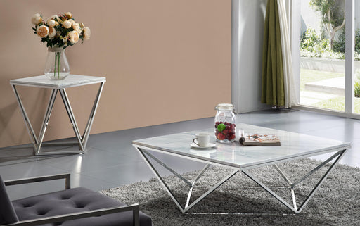Skyler Chrome End Table - All Brands Furniture (NJ)