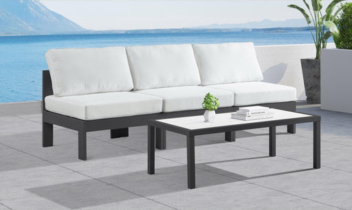 Nizuc White manufactured wood Outdoor Patio Aluminum Coffee Table - All Brands Furniture (NJ)