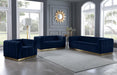 Marlon Navy Velvet Sofa - All Brands Furniture (NJ)