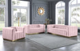 Marlon Pink Velvet Chair - All Brands Furniture (NJ)