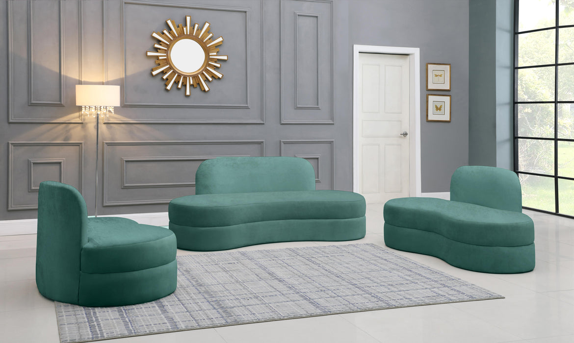 Mitzy Mint Velvet Sofa - All Brands Furniture (NJ)
