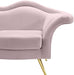 Lips Pink Velvet Loveseat - All Brands Furniture (NJ)