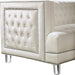 Lucas Cream Velvet Loveseat - All Brands Furniture (NJ)