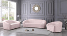 Riley Pink Velvet Loveseat - All Brands Furniture (NJ)