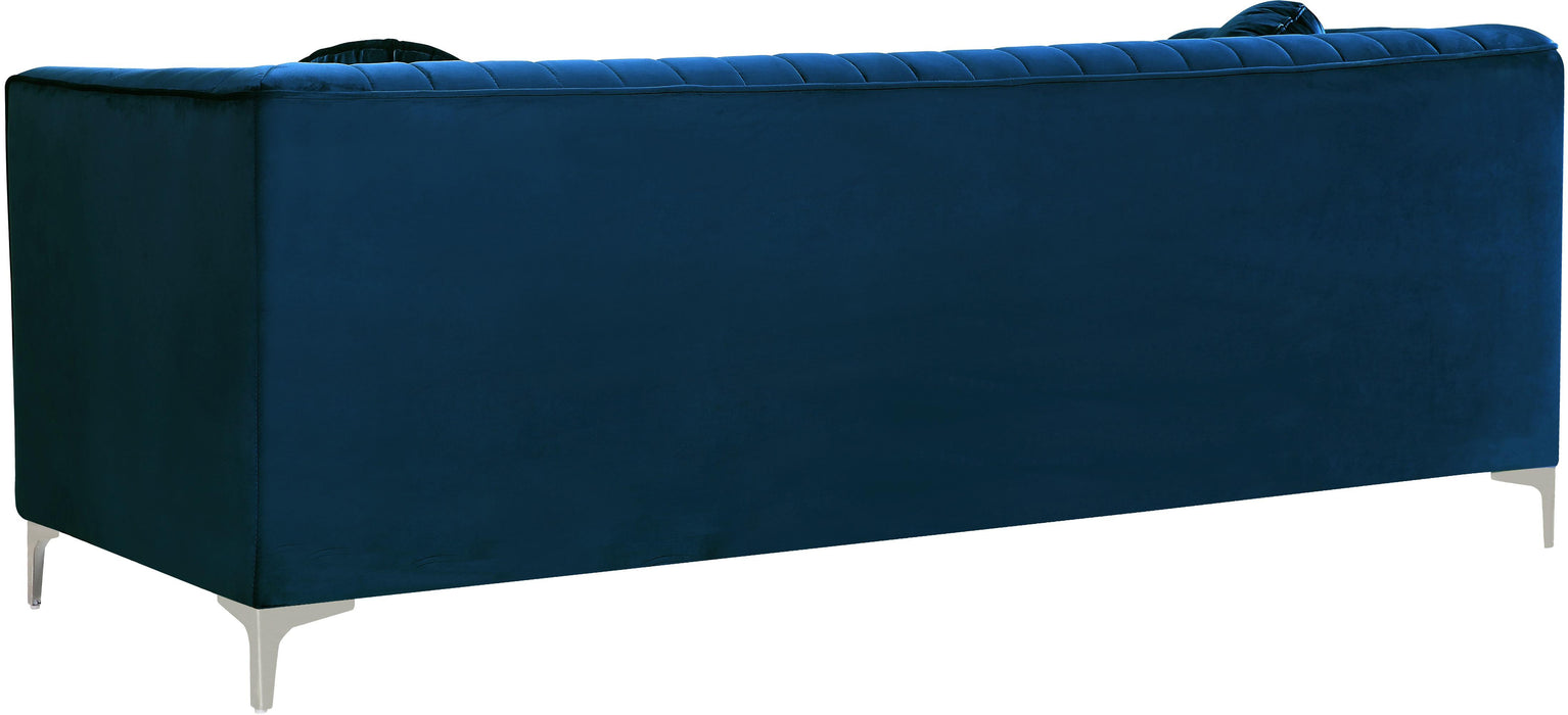 Isabelle Navy Velvet Sofa - All Brands Furniture (NJ)