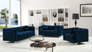Isabelle Navy Velvet Sofa - All Brands Furniture (NJ)