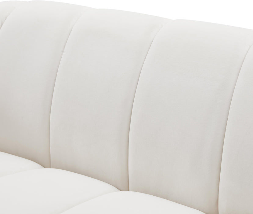 Elijah Cream Velvet Sofa - All Brands Furniture (NJ)