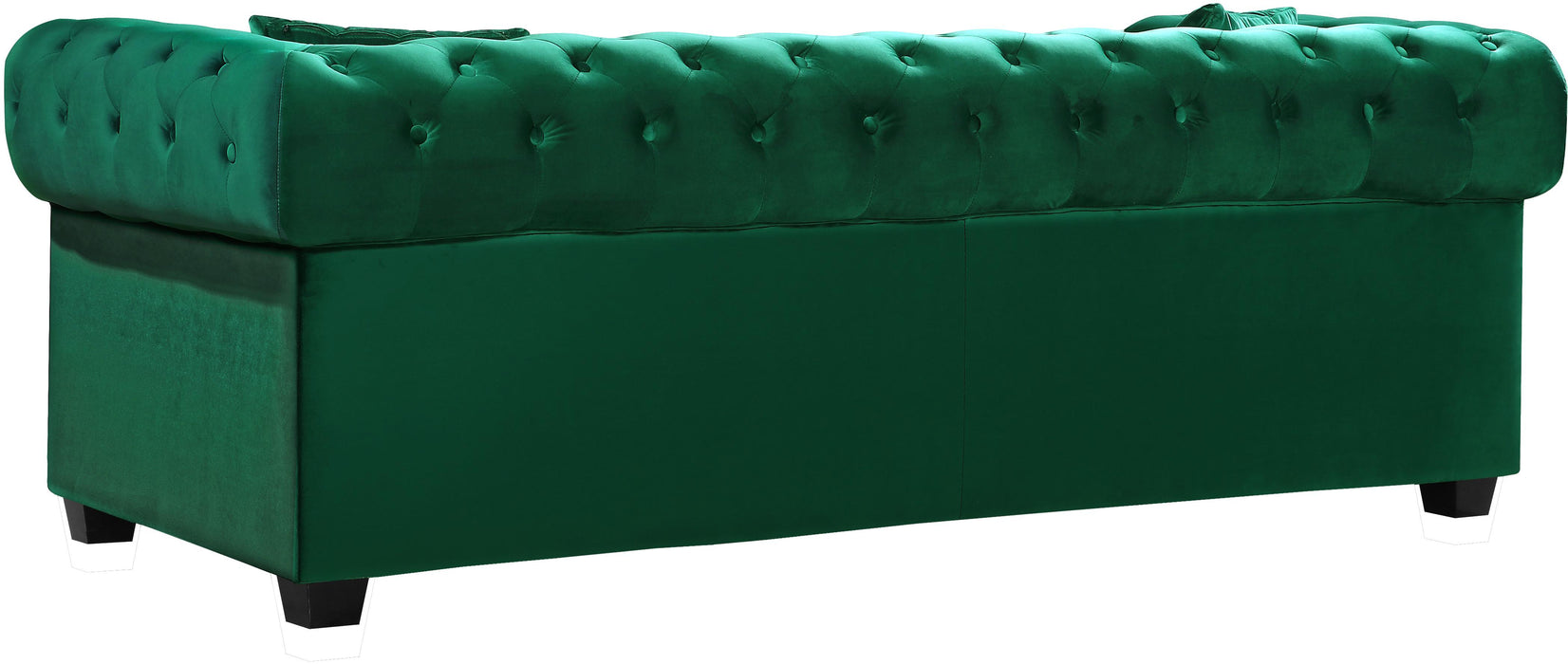 Bowery Green Velvet Sofa - All Brands Furniture (NJ)