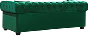 Bowery Green Velvet Sofa - All Brands Furniture (NJ)