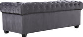 Bowery Grey Velvet Sofa - All Brands Furniture (NJ)