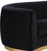 Julian Black Velvet Sofa - All Brands Furniture (NJ)