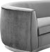 Julian Grey Velvet Sofa - All Brands Furniture (NJ)