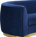 Julian Navy Velvet Loveseat - All Brands Furniture (NJ)